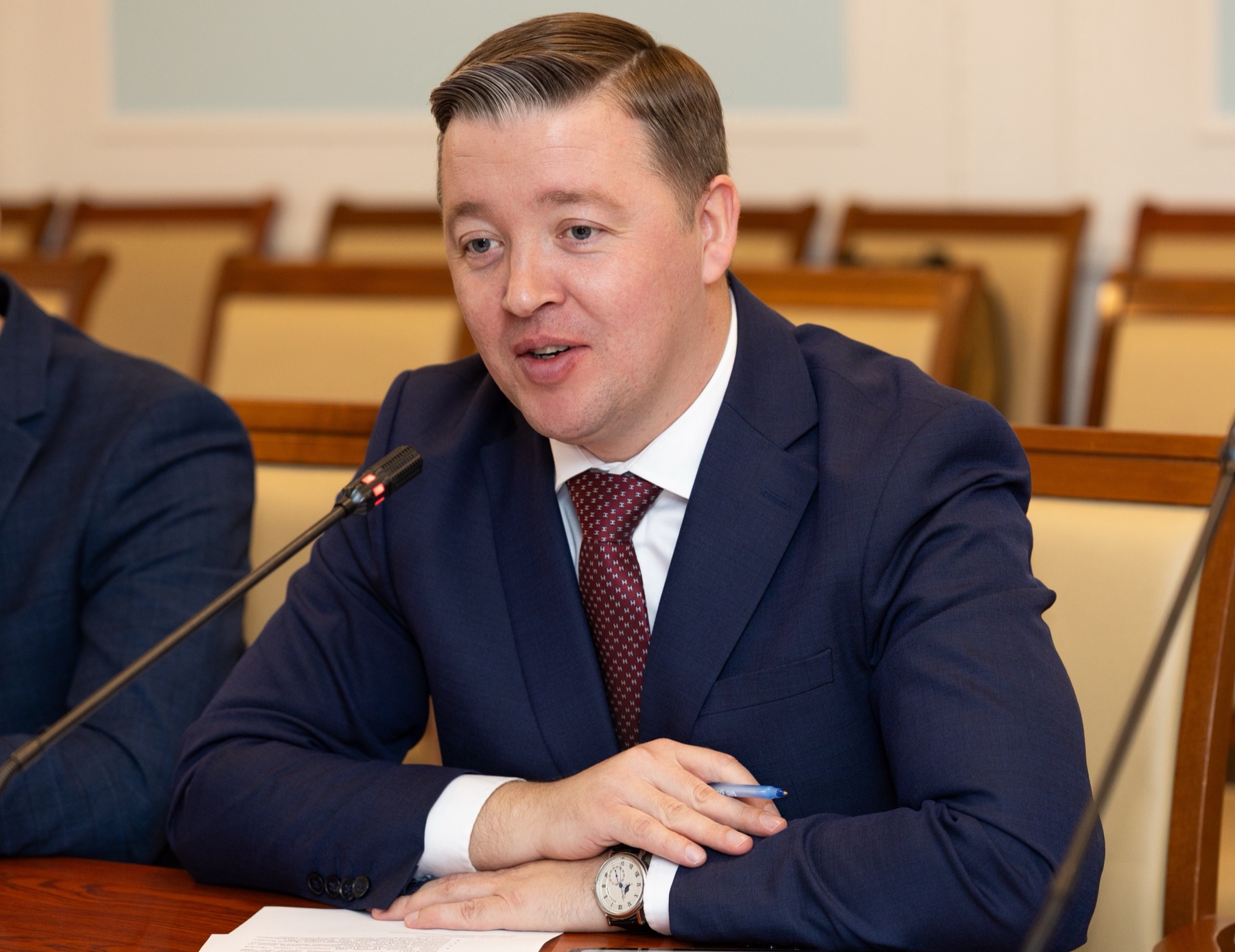 Рабочая встреча с Александром Таскаевым
